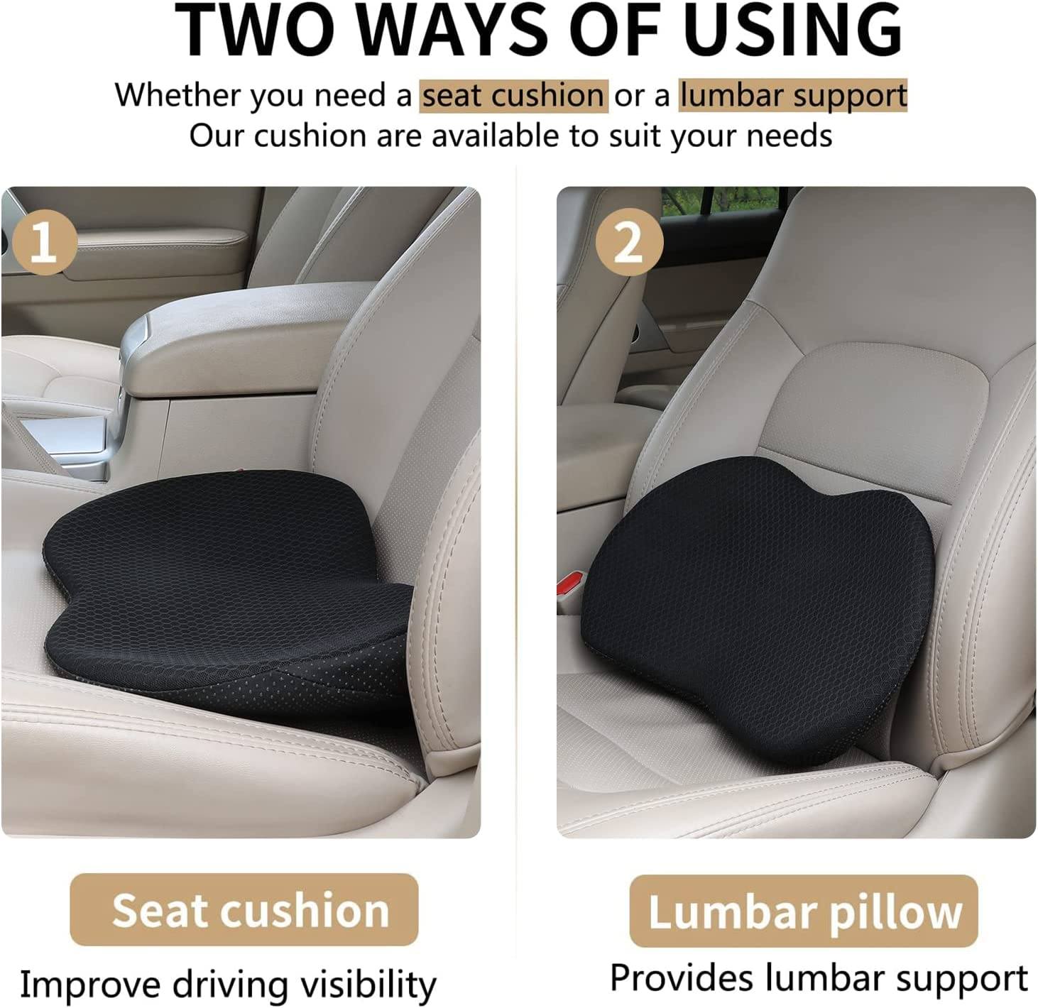 Driver’s Car Seat Cushion | Adult Car Booster Pad