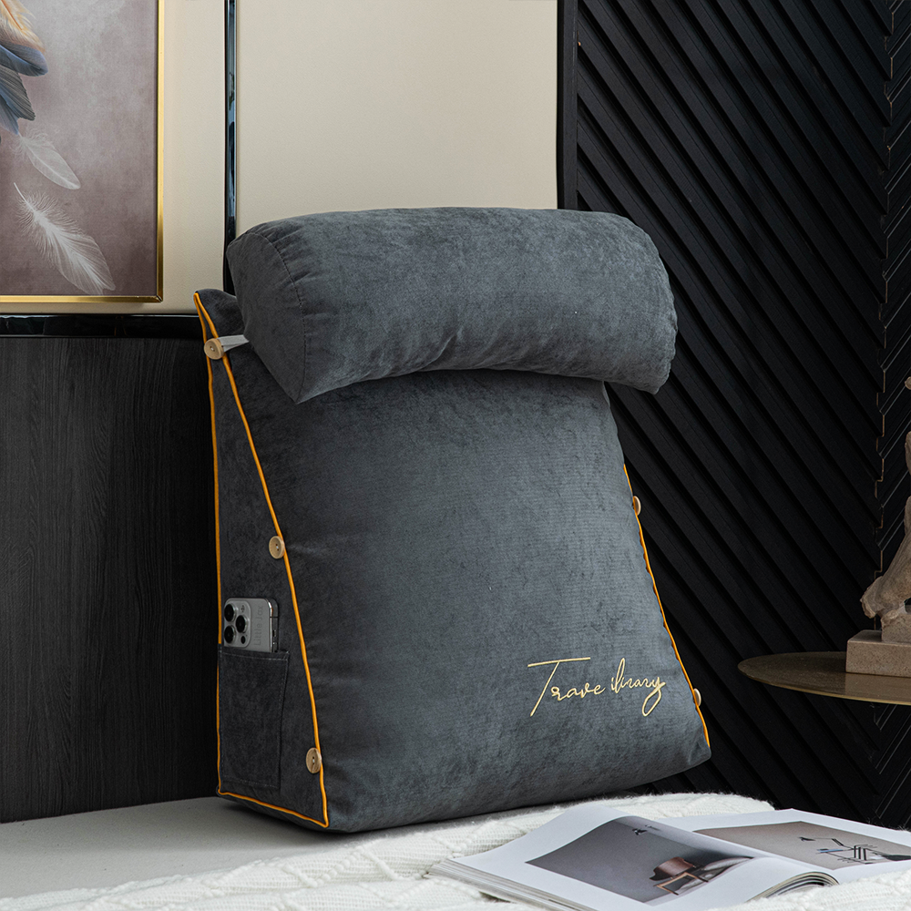 Luxury Backrest Reading Pillow | Wedge Pillow | Comfortable Support for Reading and Relaxation