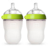 Image of Silicone Baby Bottles – Mimics Breastfeeding for Happy Feeding