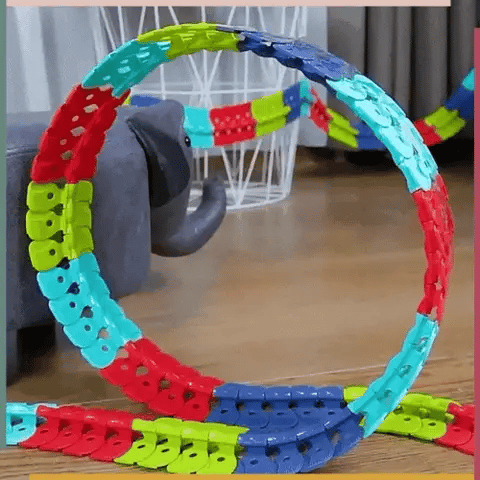 Anti-Gravity Racing Track | Glow-in-the-Dark, Flexible Layout & Educational Fun for Kids Aged 3+