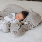Soft Elephant Cuddle Pillow | Soft, Lightweight & Ideal for Babies and Kids' Naptime and Playtime