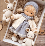Handmade Soft Fabric Doll | Natural Materials, Hypoallergenic & Ideal for Imaginative Play