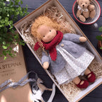 Handmade Soft Fabric Doll | Natural Materials, Hypoallergenic & Ideal for Imaginative Play
