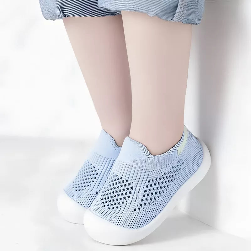 Baby Mesh Slip-On Infant Soft Shoes | Non-Slip, Breathable Design for First Walkers