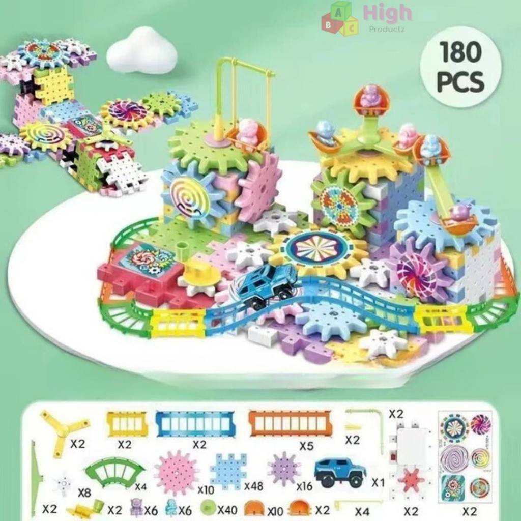 Educational Building Set for 2-3 Year Olds – Intro to Gears Kit