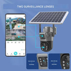 4K Wireless 360 Outdoor Security Camera | Solar-Powered, 360° Rotation & Smart Detection for Home Surveillance