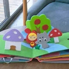 Montessori Activity Book for Children – Interactive Felt Learning Book with Fine Motor Skills Activities