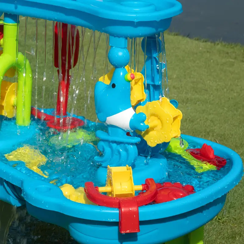 3-in-1 Outdoor Sand & Water Table | BPA-Free, Weather-Resistant & Ideal for Backyard Fun and Summer Play for Kids