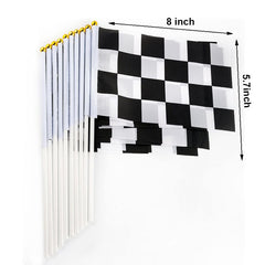 Mini Racing Flags and Traffic Cones Set