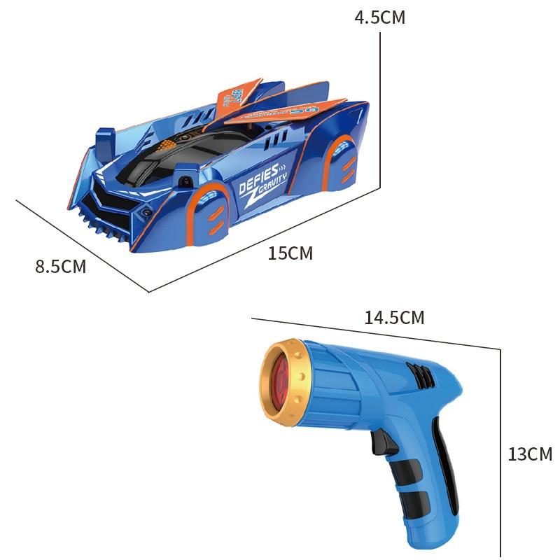 Laser-Controlled Wall Climbing RC Car | Gravity-Defying, LED Lights & Fun for Kids Aged 3+