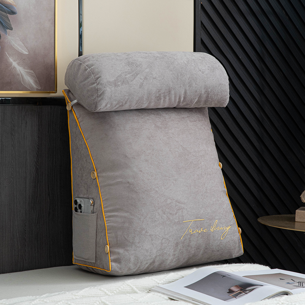 Luxury Backrest Reading Pillow | Wedge Pillow | Comfortable Support for Reading and Relaxation