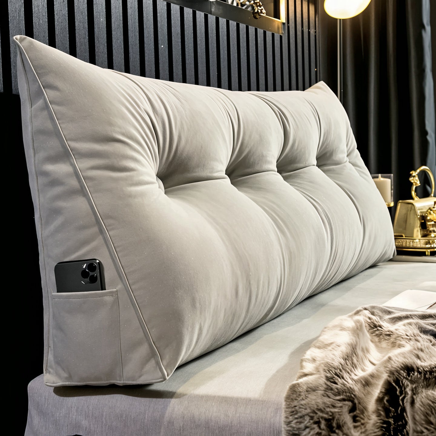 Luxury Wedge Pillow | Extra Large Backrest Cushion with Superior Support