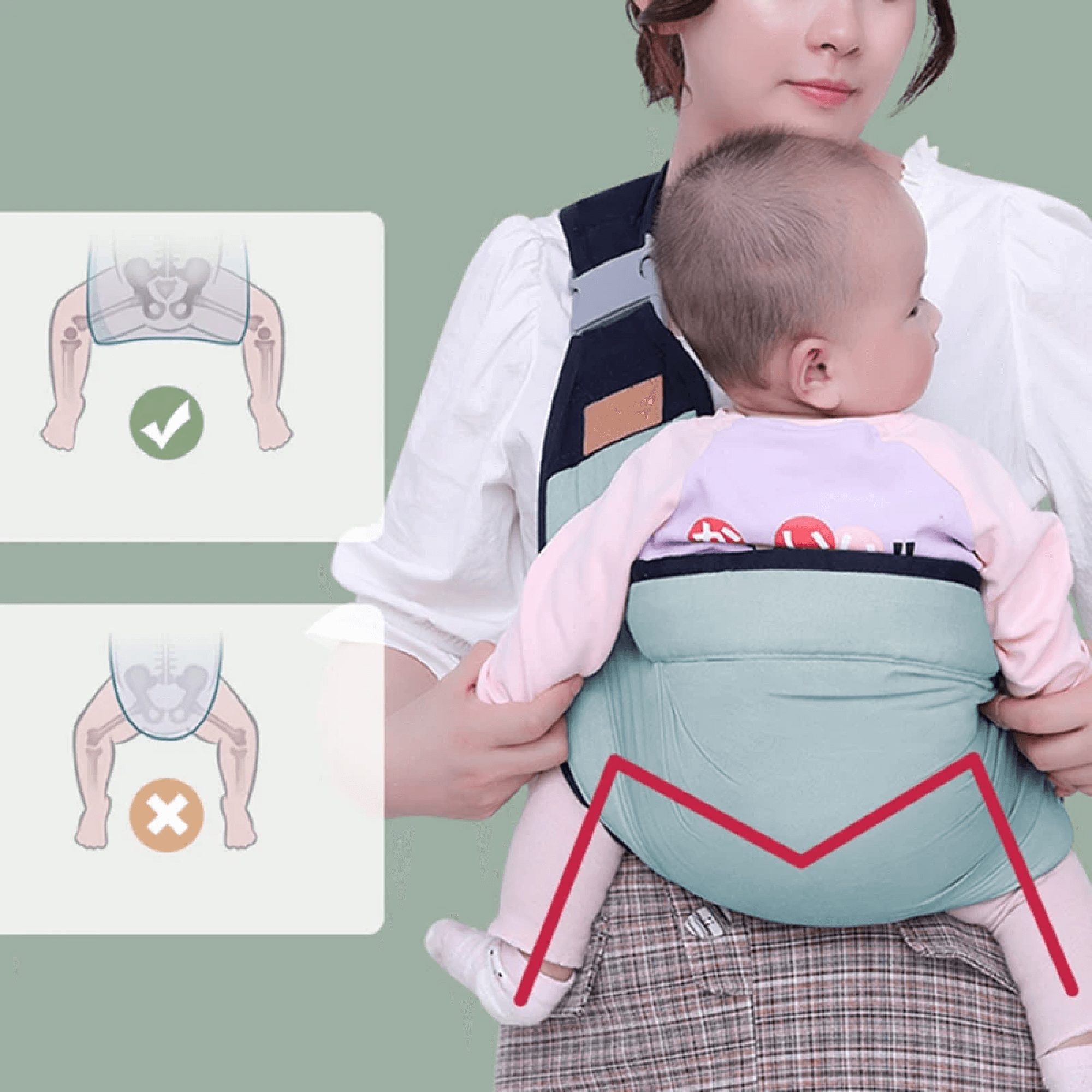 Newborn Baby Sling fo Infant Wrap Sling Carrier