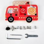 Montessori Screwdriver Wooden Board  Kids and Toddlers, Waldorf Sensory Bin Toys  Set for 3 4 5 Year Old