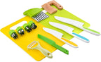 Children's Cooking Set with Toddler Knives - Safe Cutting Set for Mini Chefs