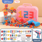 Screw Set™ for Kids | Interactive Building Toy with Electric Drill & Creative Animal Designs for Imaginative Play