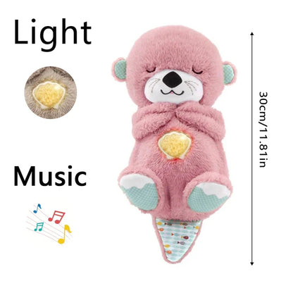 Sleepy Bedtime Breathing Otter Toy