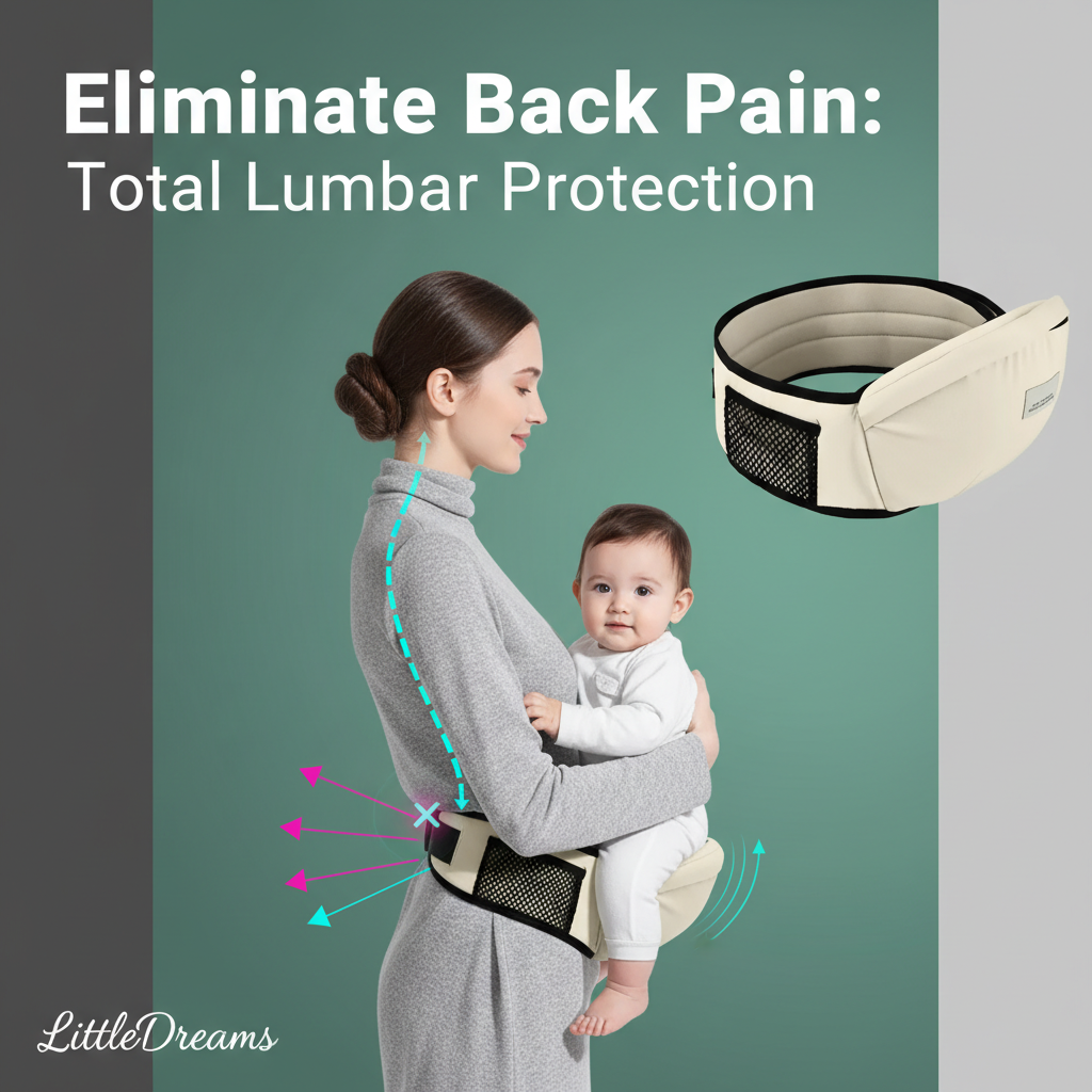 Ergonomic Toddler Hip Seat Carrier | Heavy-Duty 25kg Support with Reinforced Waist Stool for Maximum Back Pain Relief