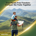 Ergonomic Shoulder Backpack Carrier for Toddlers | Lightweight Hands-Free Hiking Seat with 360° Panoramic View and Dual-Safety Ankle Straps