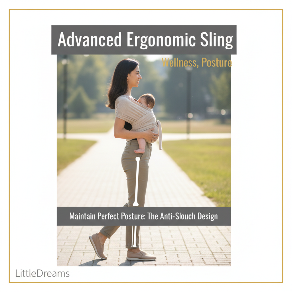 Advanced Ergonomic Baby Sling | T-Shirt Style Slip-On Carrier for Newborns & Preemies with Orthopaedic Hip Support