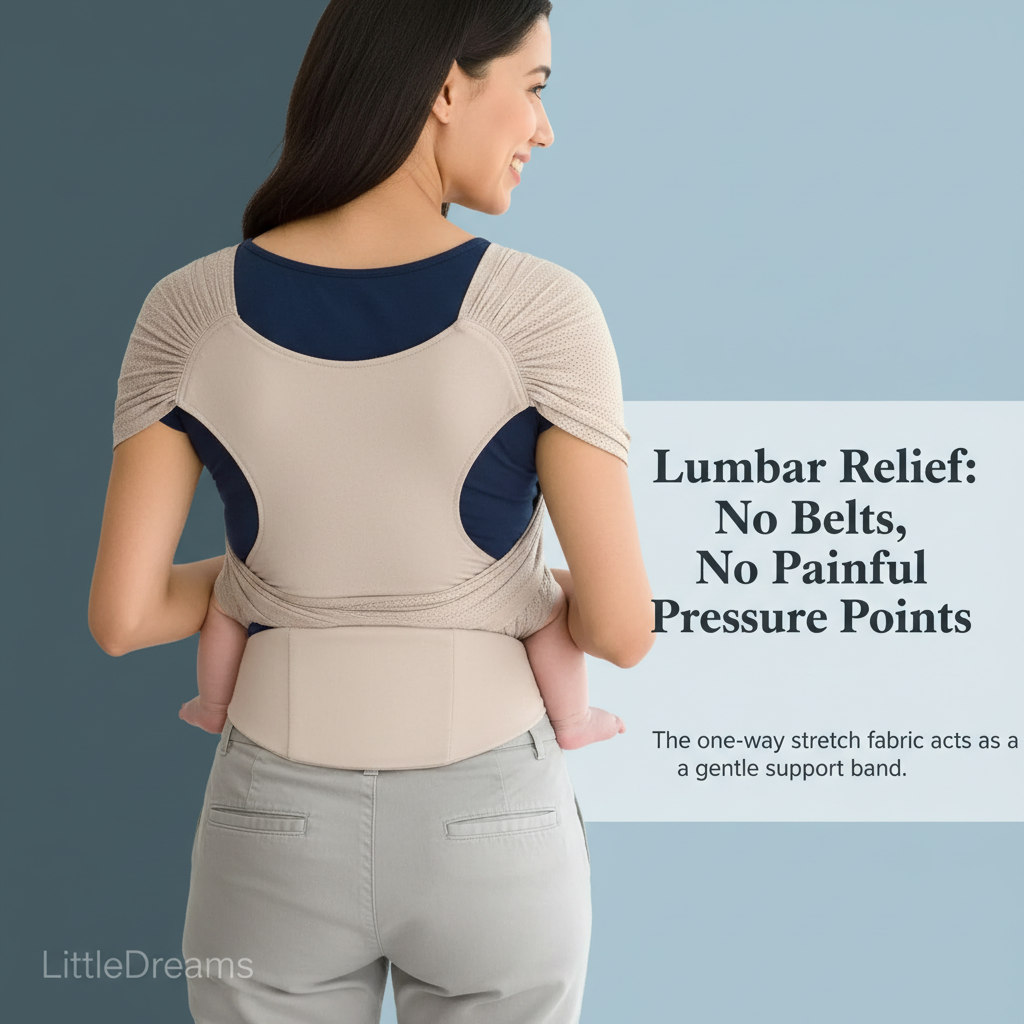 Advanced Ergonomic Baby Sling | T-Shirt Style Slip-On Carrier for Newborns & Preemies with Orthopaedic Hip Support