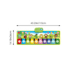 Interactive Piano Mat Musical Toy for Kids - Touch Sensitive Game Cushion