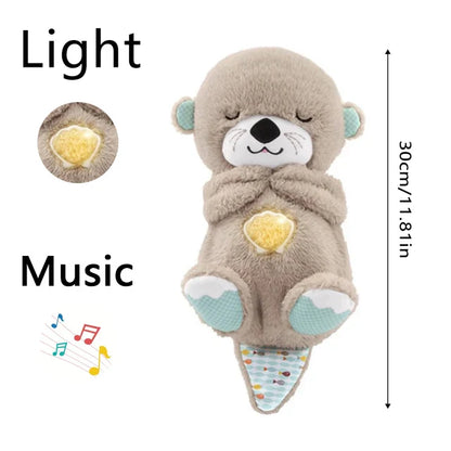 Sleepy Bedtime Breathing Otter Toy