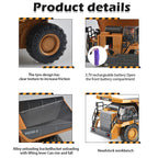 Construction Master RC Truck | Realistic Lights & Sounds for Kids' Creative Play and Coordination Development