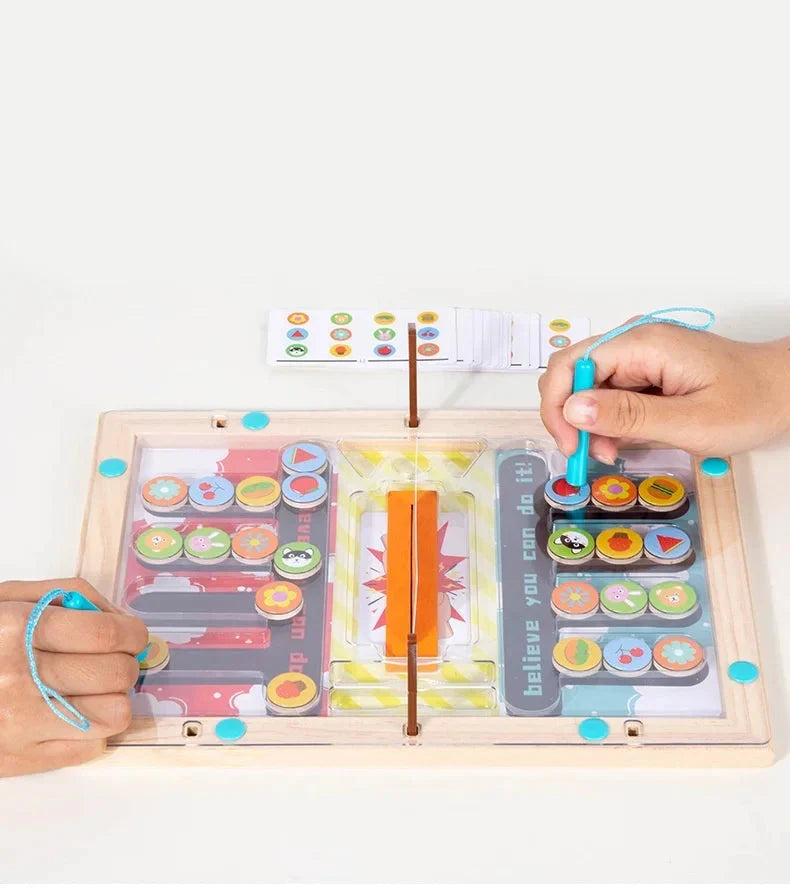 Magnetic Maze Toy | Enhances Hand-Eye Coordination & Logical Thinking for Kids Aged 3+