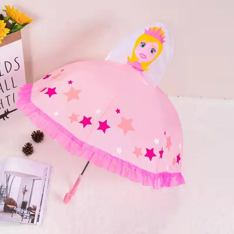Kids' Rainbow Fun Umbrella | Durable, Easy-to-Use & Weather-Resistant for School and Play
