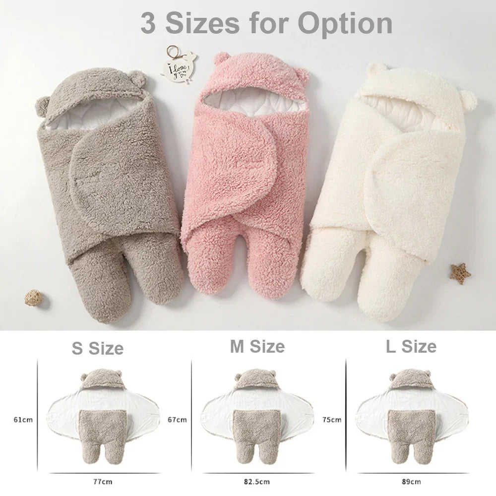 Baby Wrap Blanket | Soft, Adjustable & Warm for Infants During Winter Sleep