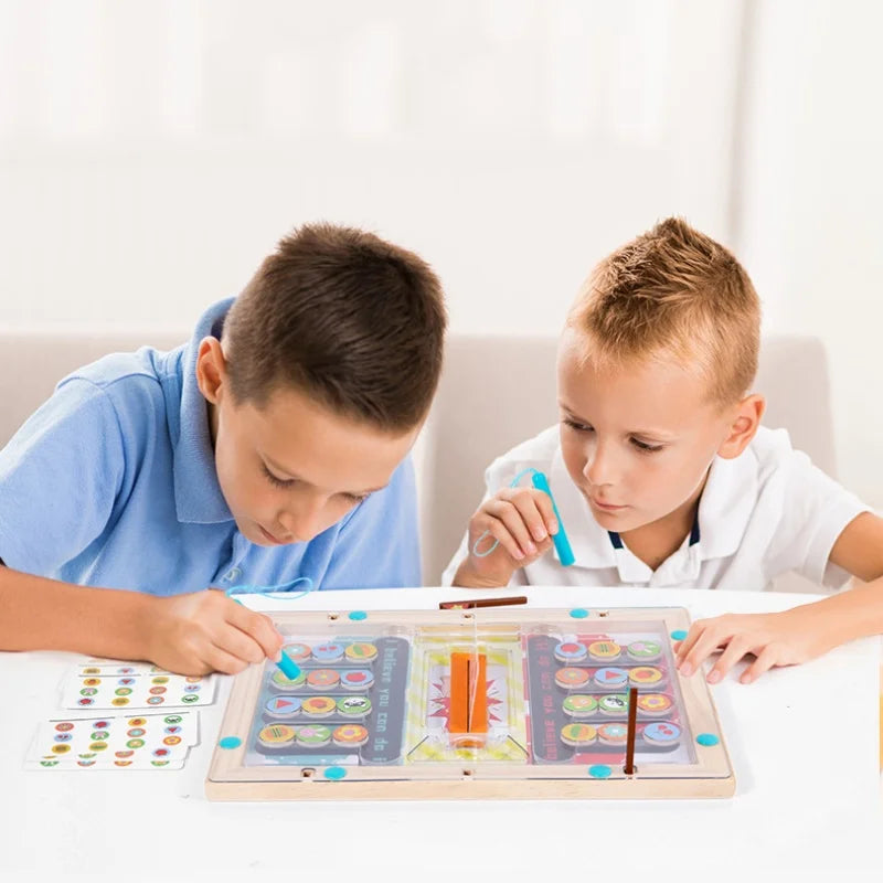 Magnetic Maze Toy | Enhances Hand-Eye Coordination & Logical Thinking for Kids Aged 3+