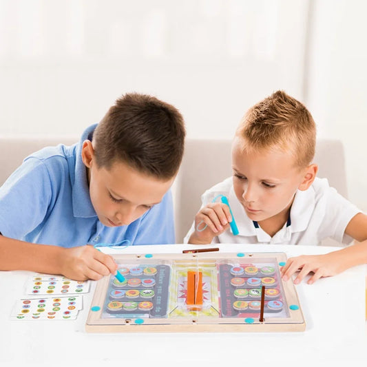 Magnetic Maze Toy | Enhances Hand-Eye Coordination & Logical Thinking for Kids Aged 3+