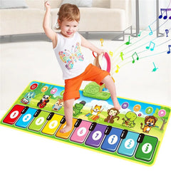 Interactive Piano Mat Musical Toy for Kids - Touch Sensitive Game Cushion