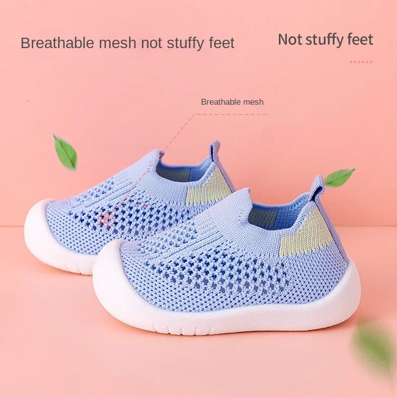 Confortable Toddler Shoes - Soft Slip-On Sneakers for First Walkers Childrens