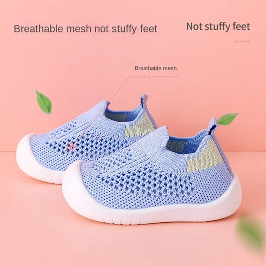 Confortable Toddler Shoes - Soft Slip-On Sneakers for First Walkers Childrens