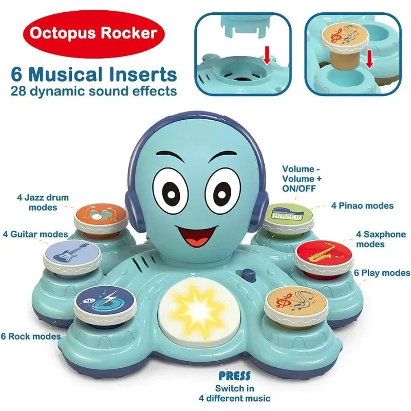 Musical Octopus Toy | Interactive, Educational & Stimulating for Toddlers and Preschoolers