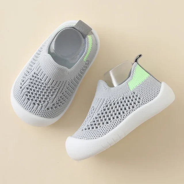 Confortable Toddler Shoes - Soft Slip-On Sneakers for First Walkers Childrens