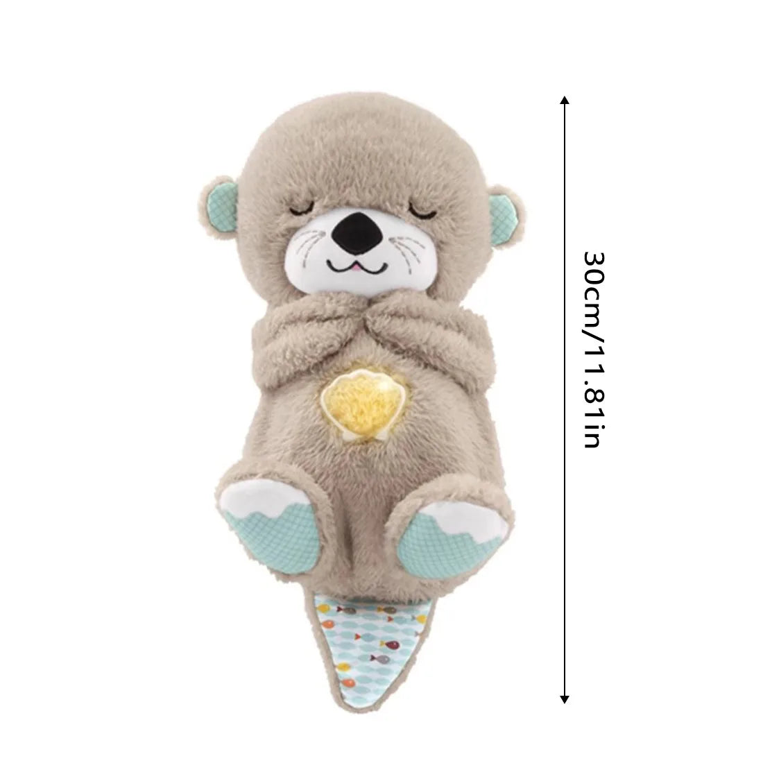 Sleepy Bedtime Breathing Otter Toy