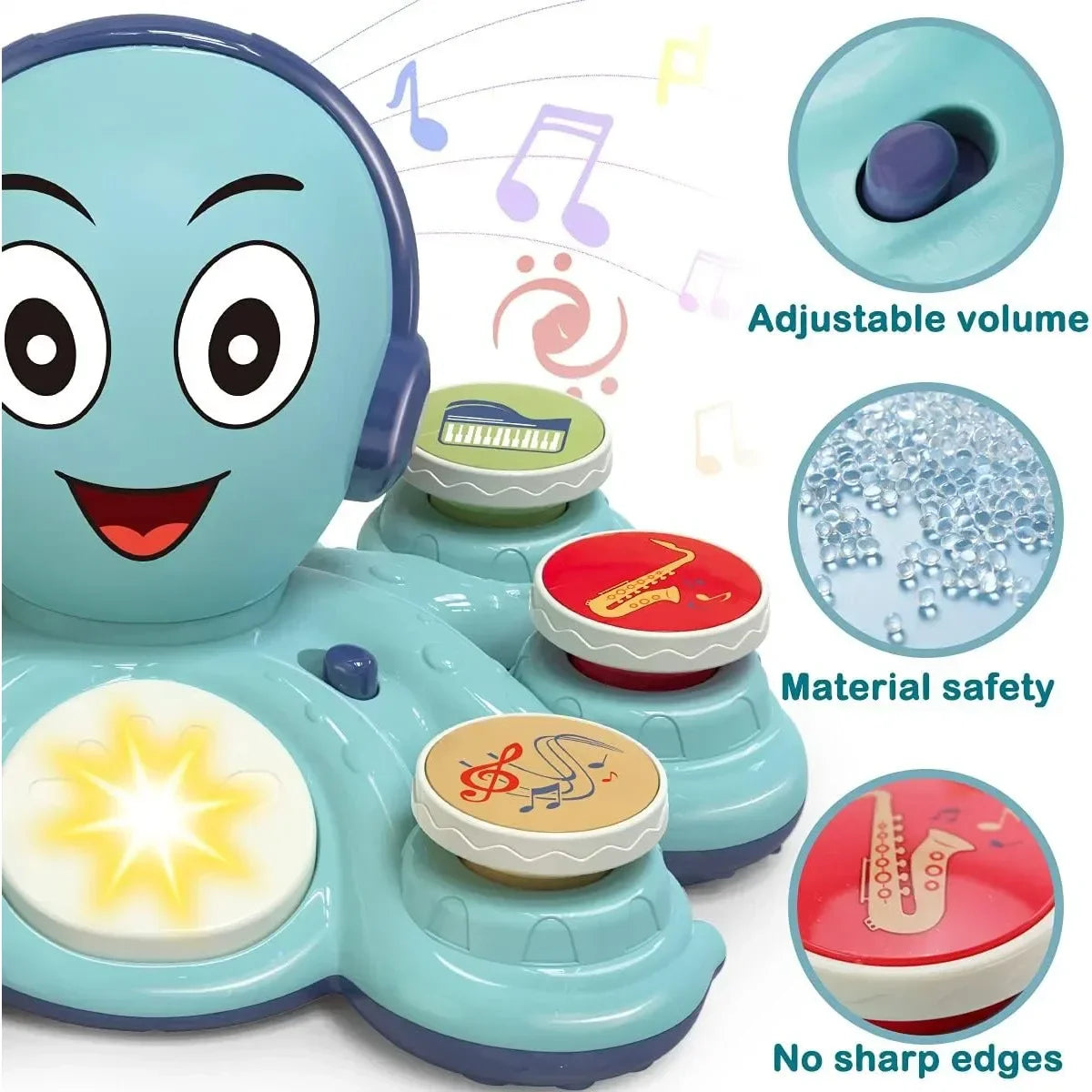 Musical Octopus Toy | Interactive, Educational & Stimulating for Toddlers and Preschoolers