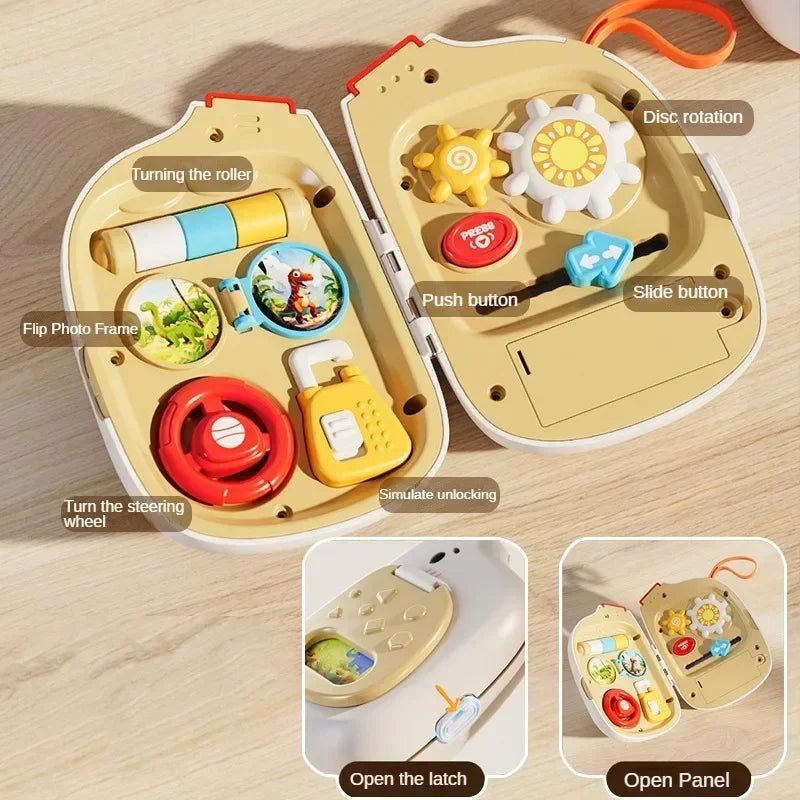 Sensory Mini Suitcase | Interactive Montessori Toy for Sensory Development & Creative Learning on the Go