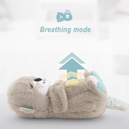 Sleepy Bedtime Breathing Otter Toy