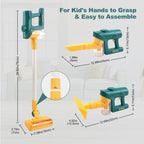 Mini Vacuum Cleaner Toy | Realistic Suction, Compact & Safe for Kids' Playtime Cleaning Fun