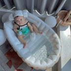 Inflatable Infant Bath Tub – Blow Up Baby Bath for Water Play