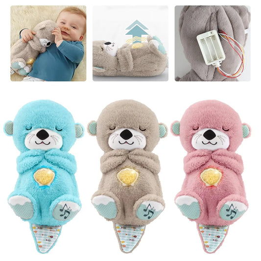 Sleepy Bedtime Breathing Otter Toy