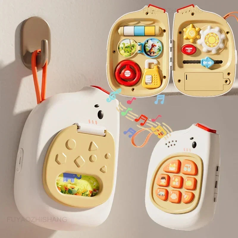 Sensory Mini Suitcase | Interactive Montessori Toy for Sensory Development & Creative Learning on the Go