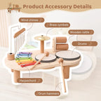 Baby Music Set -  Fun Piano, Drum & Musical Toys for Toddlers