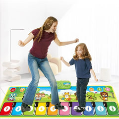 Interactive Piano Mat Musical Toy for Kids - Touch Sensitive Game Cushion