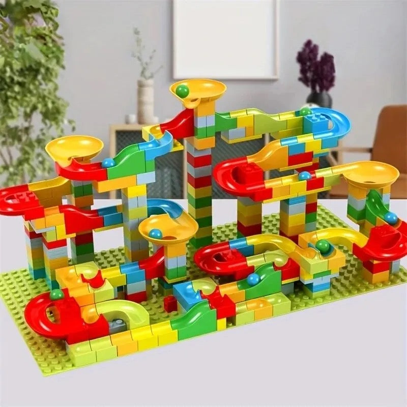 Marble Run Building Set | Educational, Safe & Durable Toy for Kids Aged 3+ to Explore Speed and Gravity