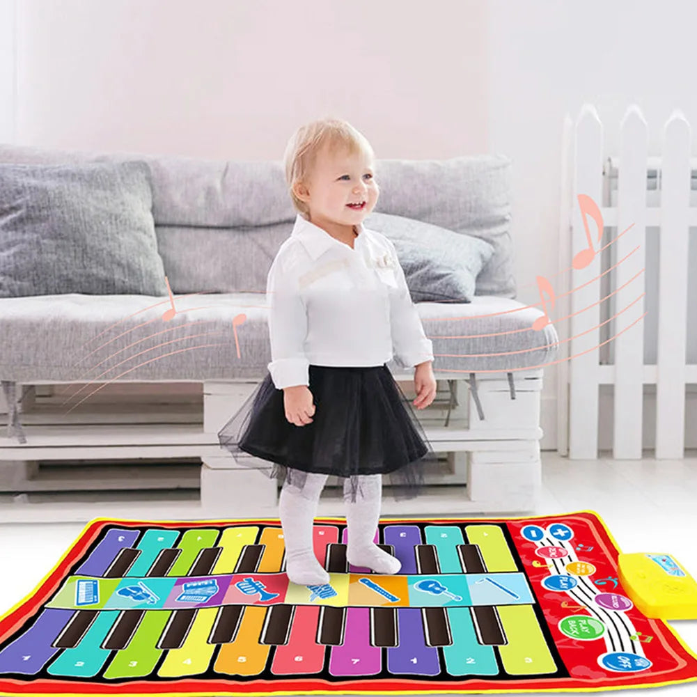 Interactive Piano Mat for Kids | Waterproof, Sensory Play & Musical Development for Learning and Movement